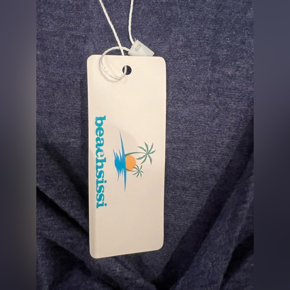 NWT Beachsissi Blue Dress | Size L | Cover Up | Beach | Vacation - Picture 10 of 11